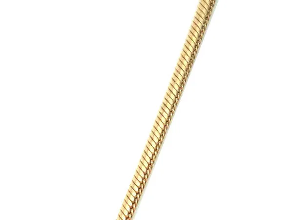 18K Gold Vermeil Flush Set Peridot Angelfish Pendant Necklace 18L
