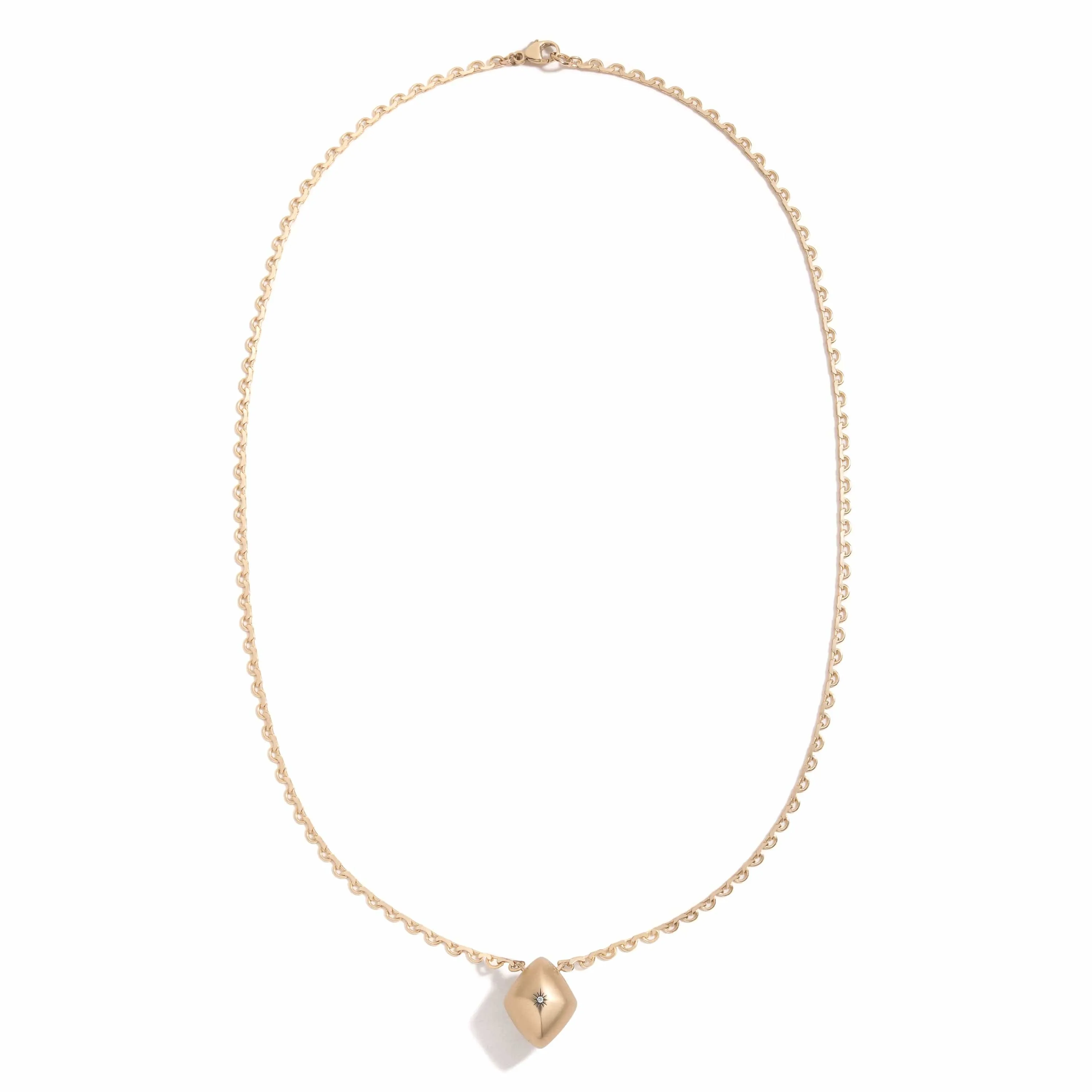3.24ct Anza aquamarine lace necklace