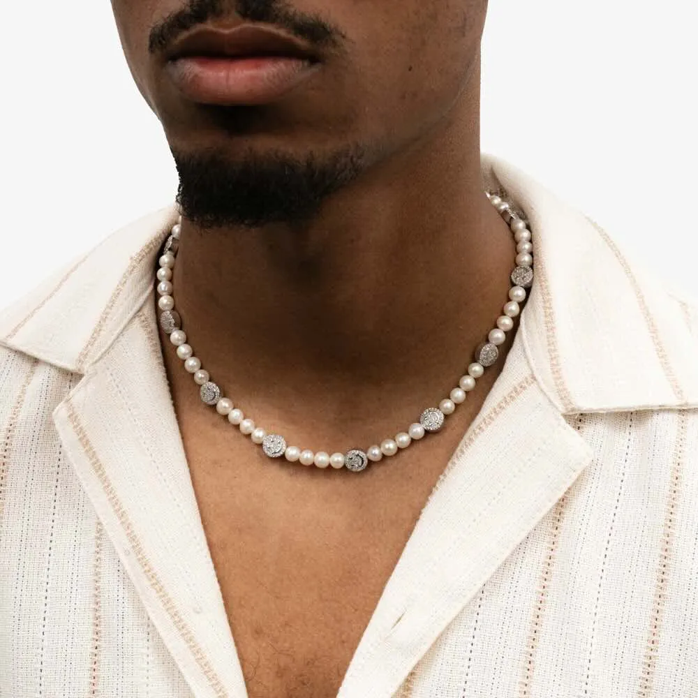 6MM Smiley Pearl Necklace