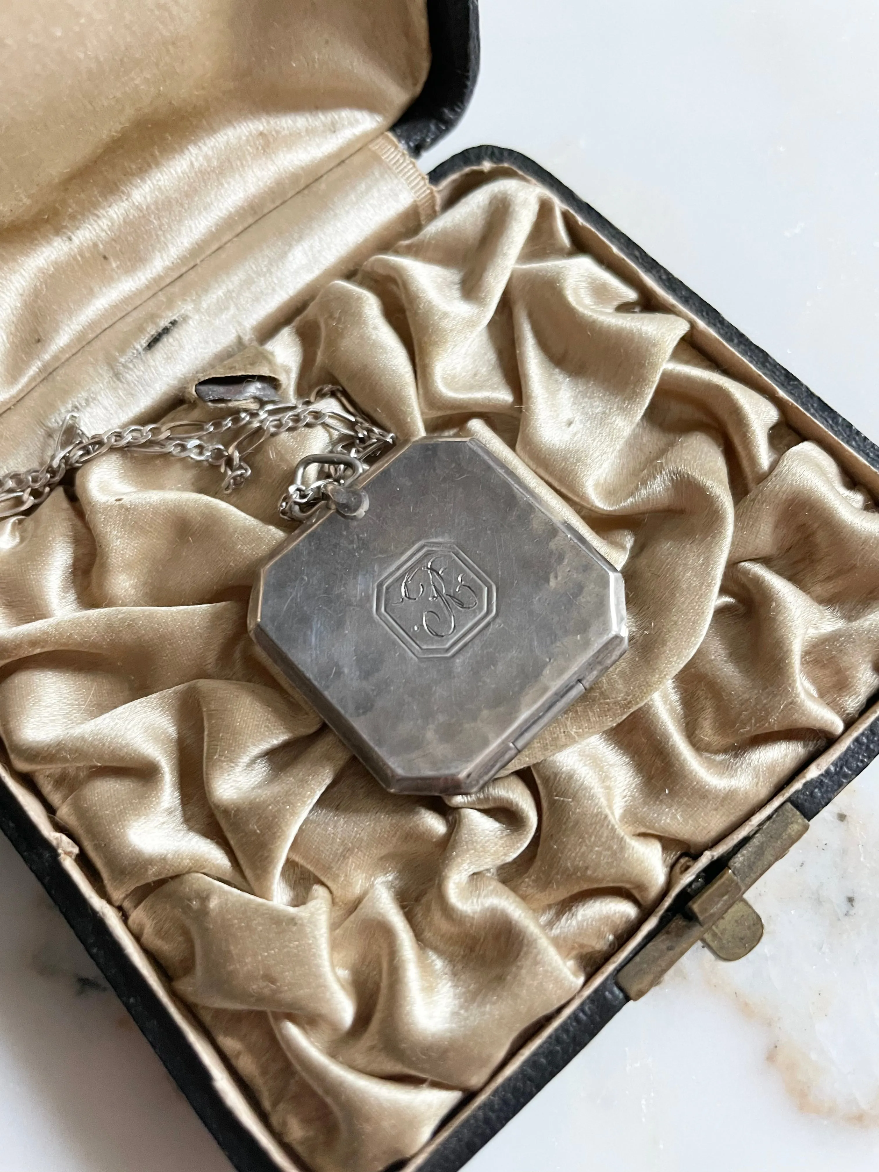 Antique Edwardian Sterling Silver Locket