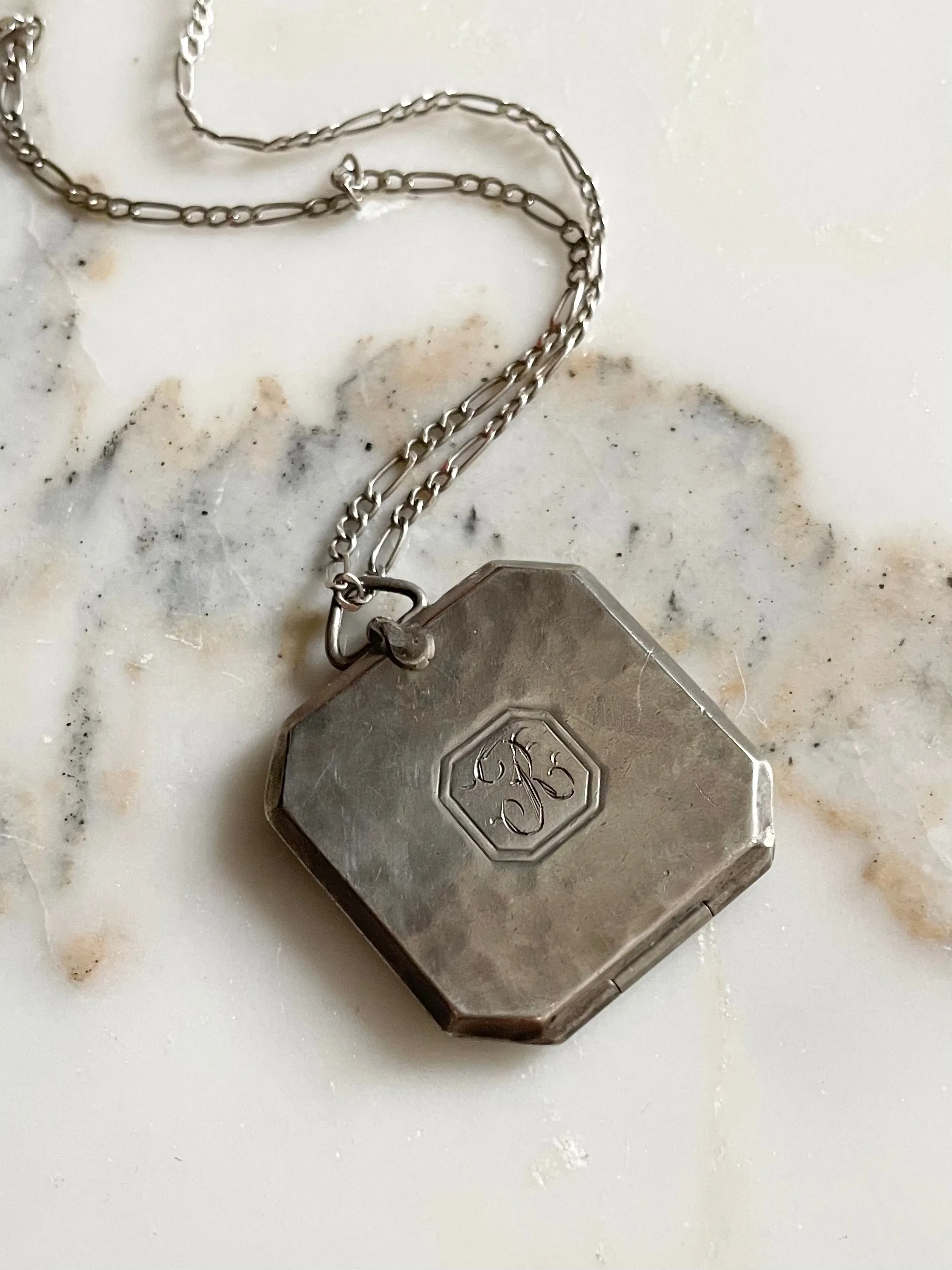 Antique Edwardian Sterling Silver Locket