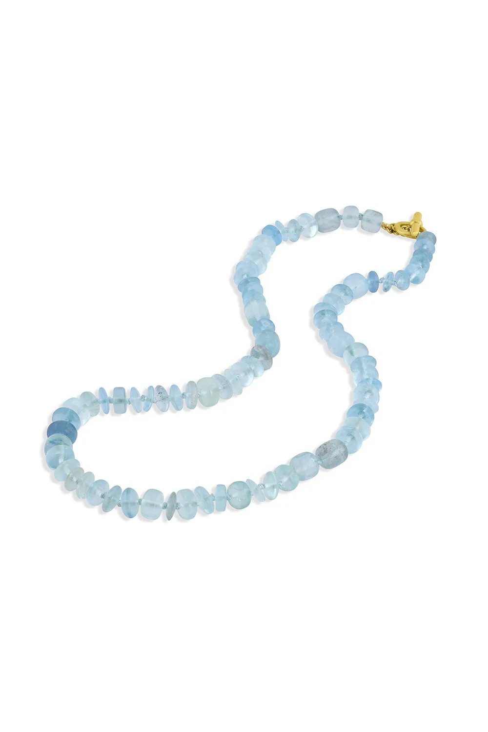 Aquamarine Beaded Necklace