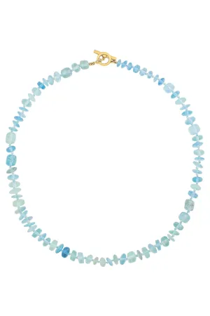 Aquamarine Beaded Necklace