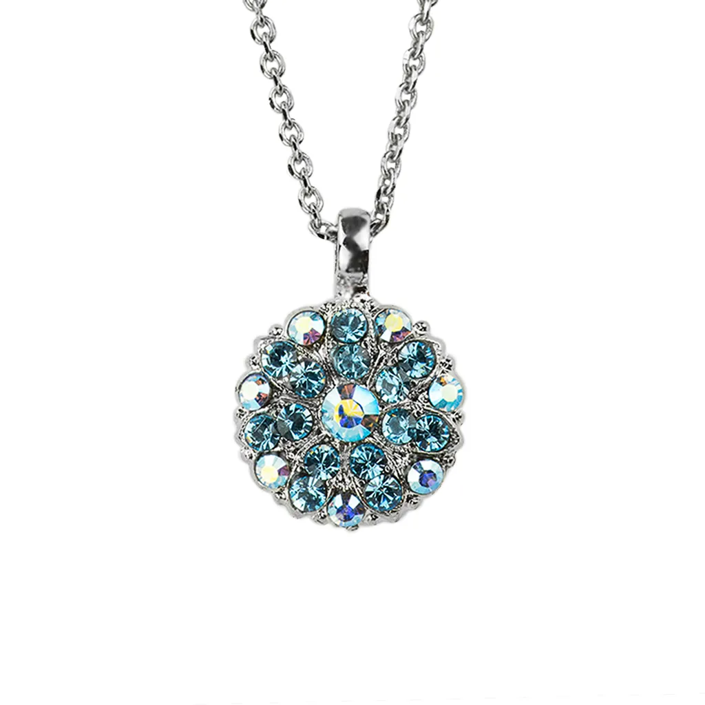 Aquamarine Guardian Angel Necklace