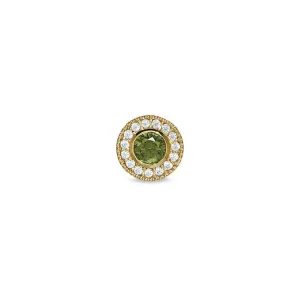 August Peridot Birthstone Necklace Charm - BL2300CH8G