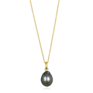 Black Tahitian Baroque Pearl Pendant