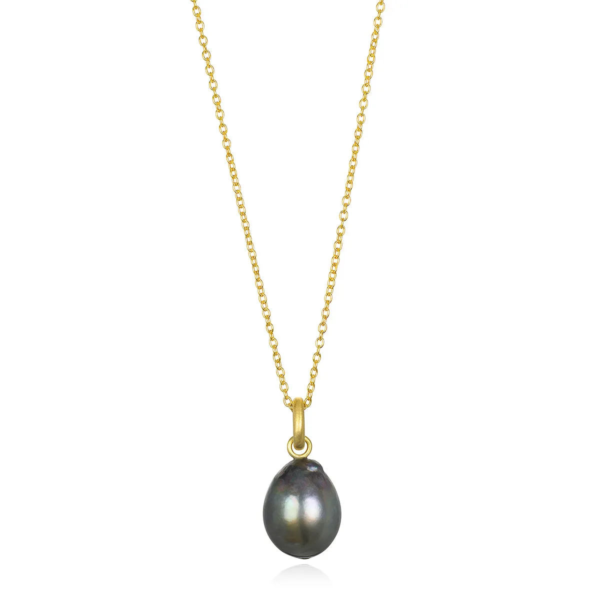 Black Tahitian Baroque Pearl Pendant