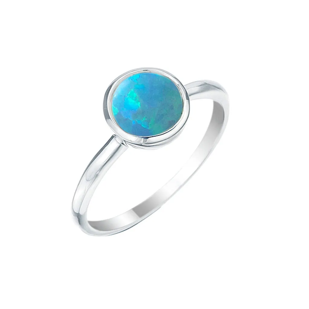 BLUE CELLINE OPAL RING