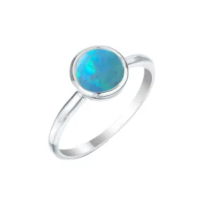 BLUE CELLINE OPAL RING