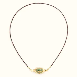 Bonheur Locket on Silky Link