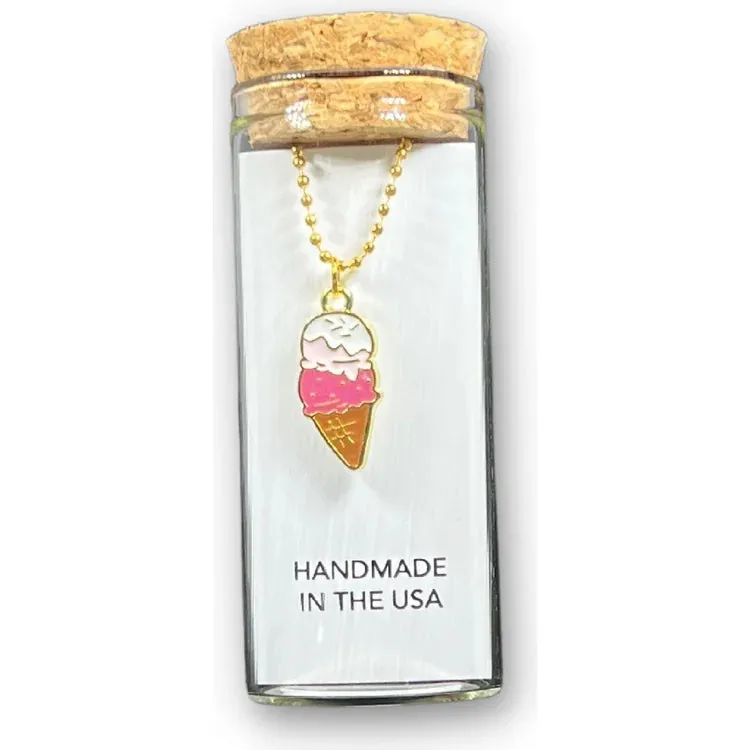 Charming Necklace in a Bottle