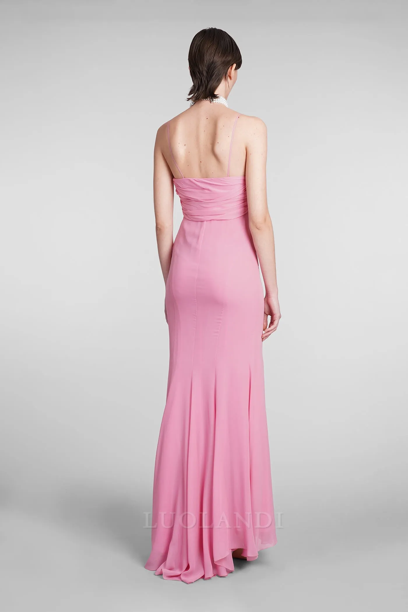 Charming Rose-pink Long Prom Dress Formal Dress Elegant Evening Party Dress