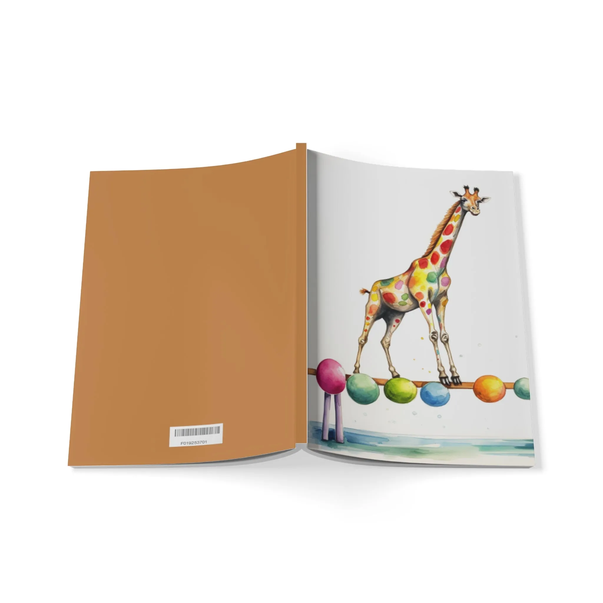 Charming soft cover notebook
