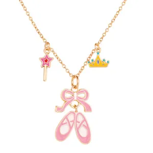 Charming Whimsy Necklace- Ballet Shoe