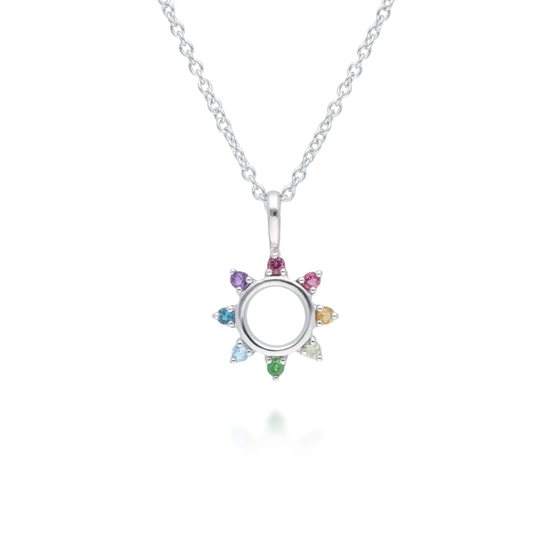 Collier Arc-en-Ciel Argent 925