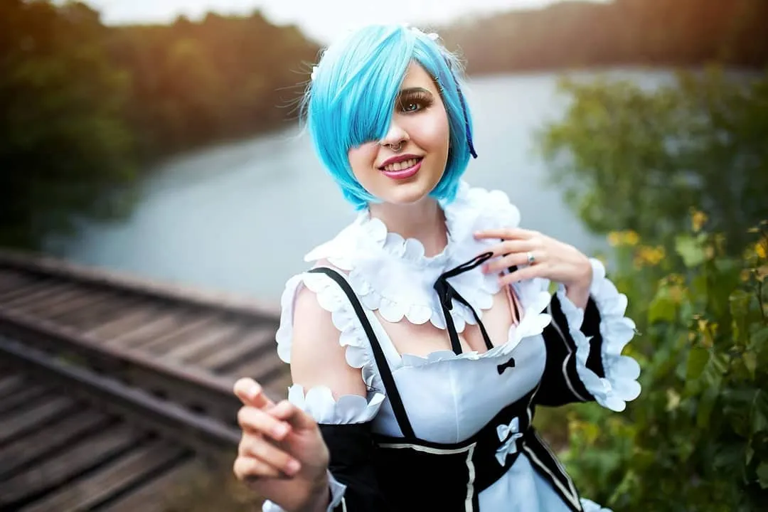 Cosplay Rem Outfit Cosplay Costume