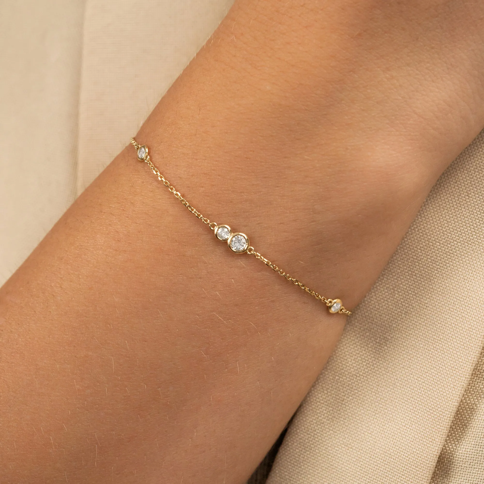 Diamond Station Bracelet, Gigi