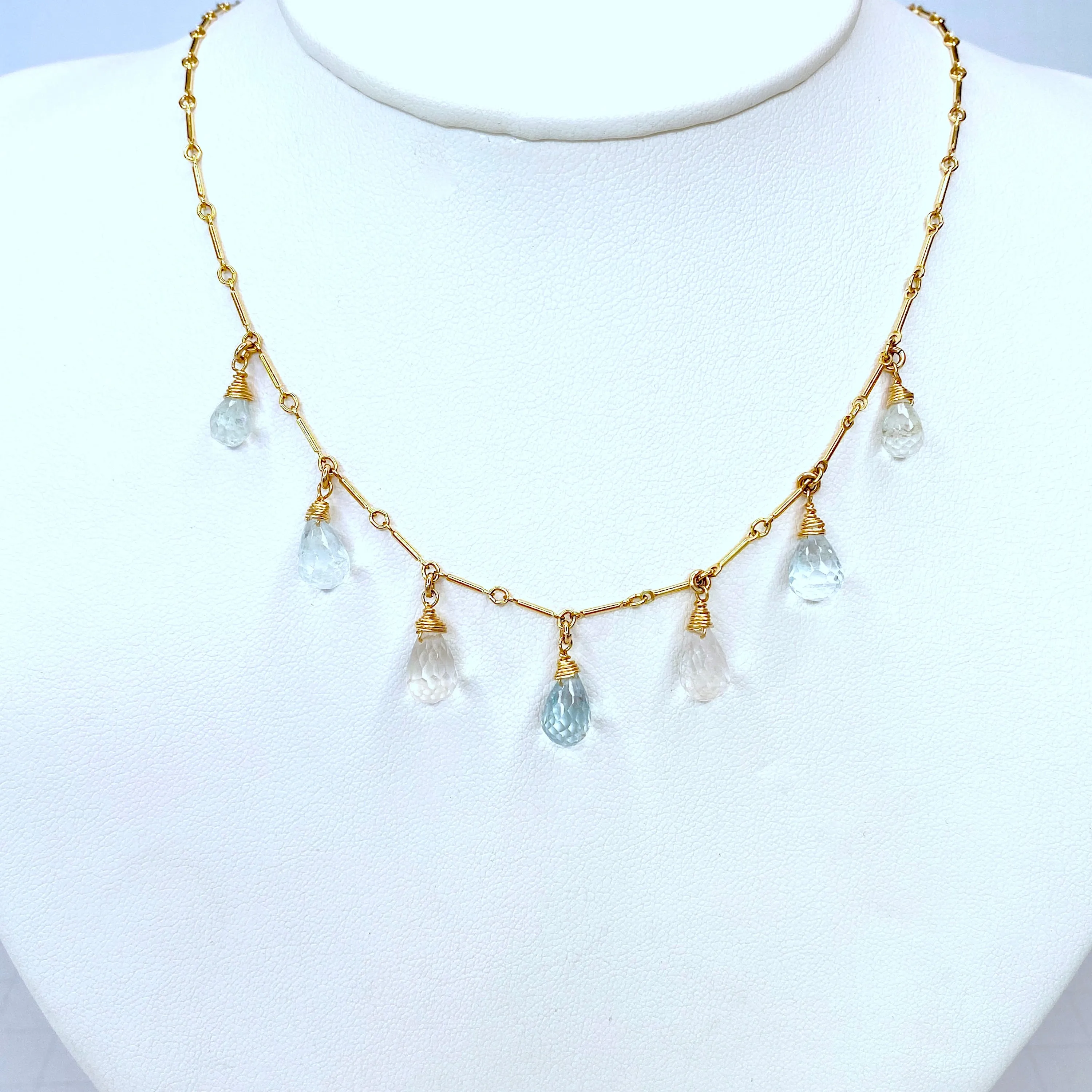 Diana necklace - Aquamarine