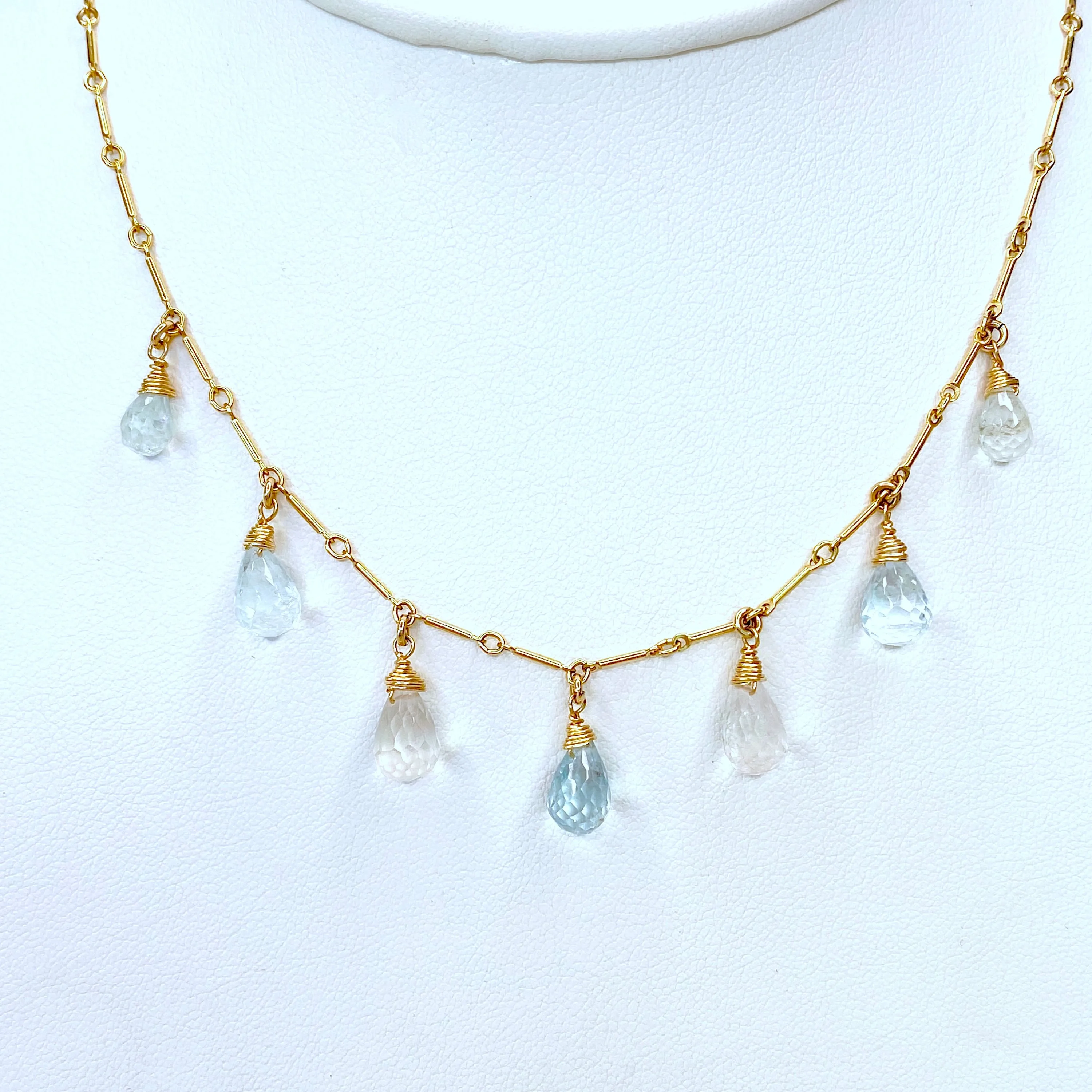 Diana necklace - Aquamarine