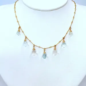 Diana necklace - Aquamarine