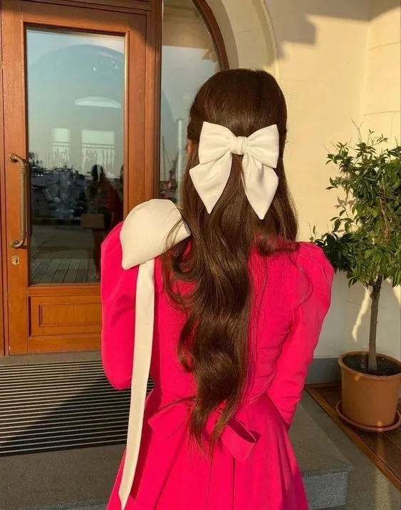 Dress A Line Long Sleeves Elegant Party Prom Dresses Charming Formal Dress With BowKnot