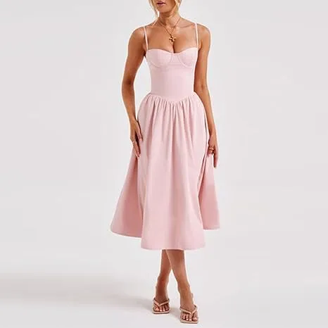 Dress A Line Pink Evening Dresses Charming Formal Party Dress Prom Gown