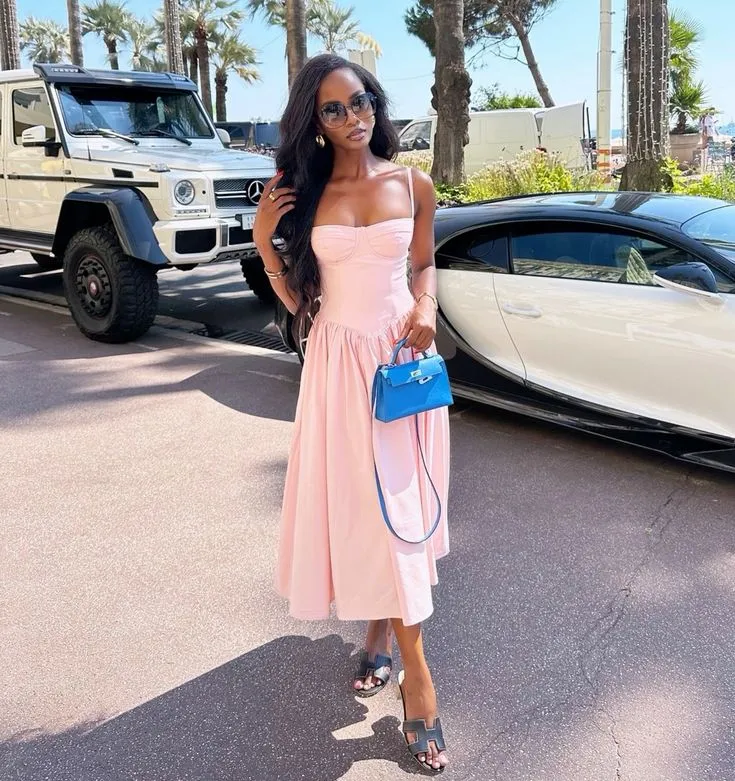 Dress A Line Pink Evening Dresses Charming Formal Party Dress Prom Gown