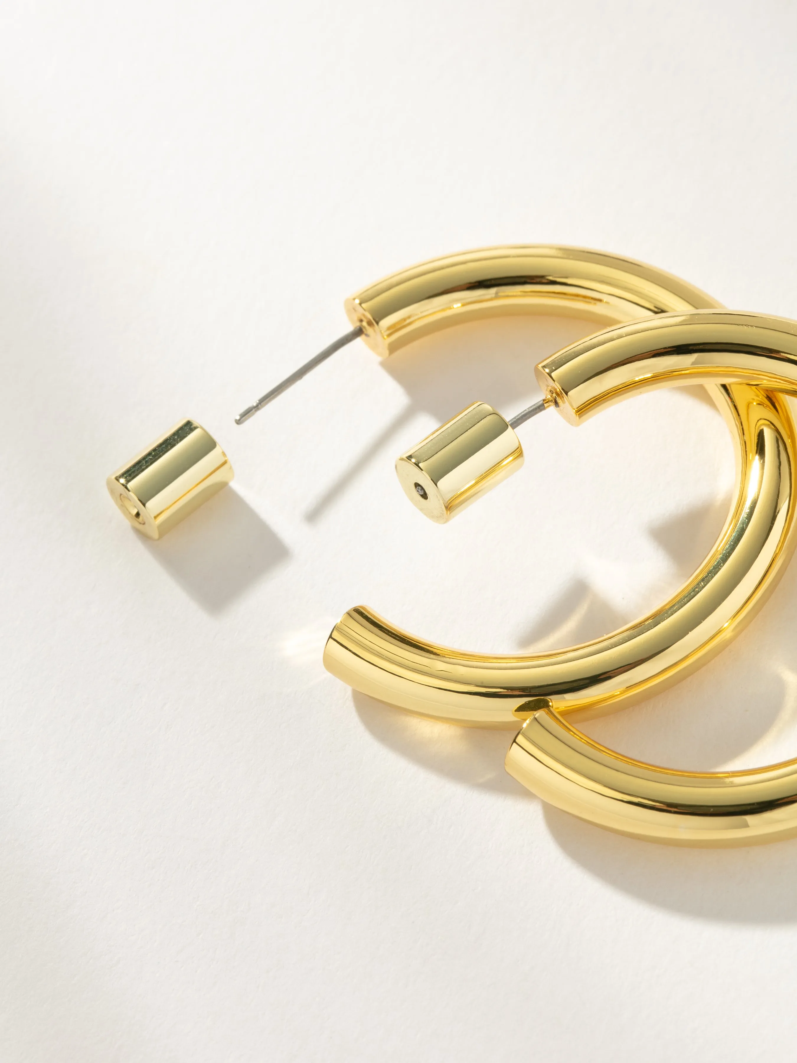 Effortless Tube Hoop Earrings