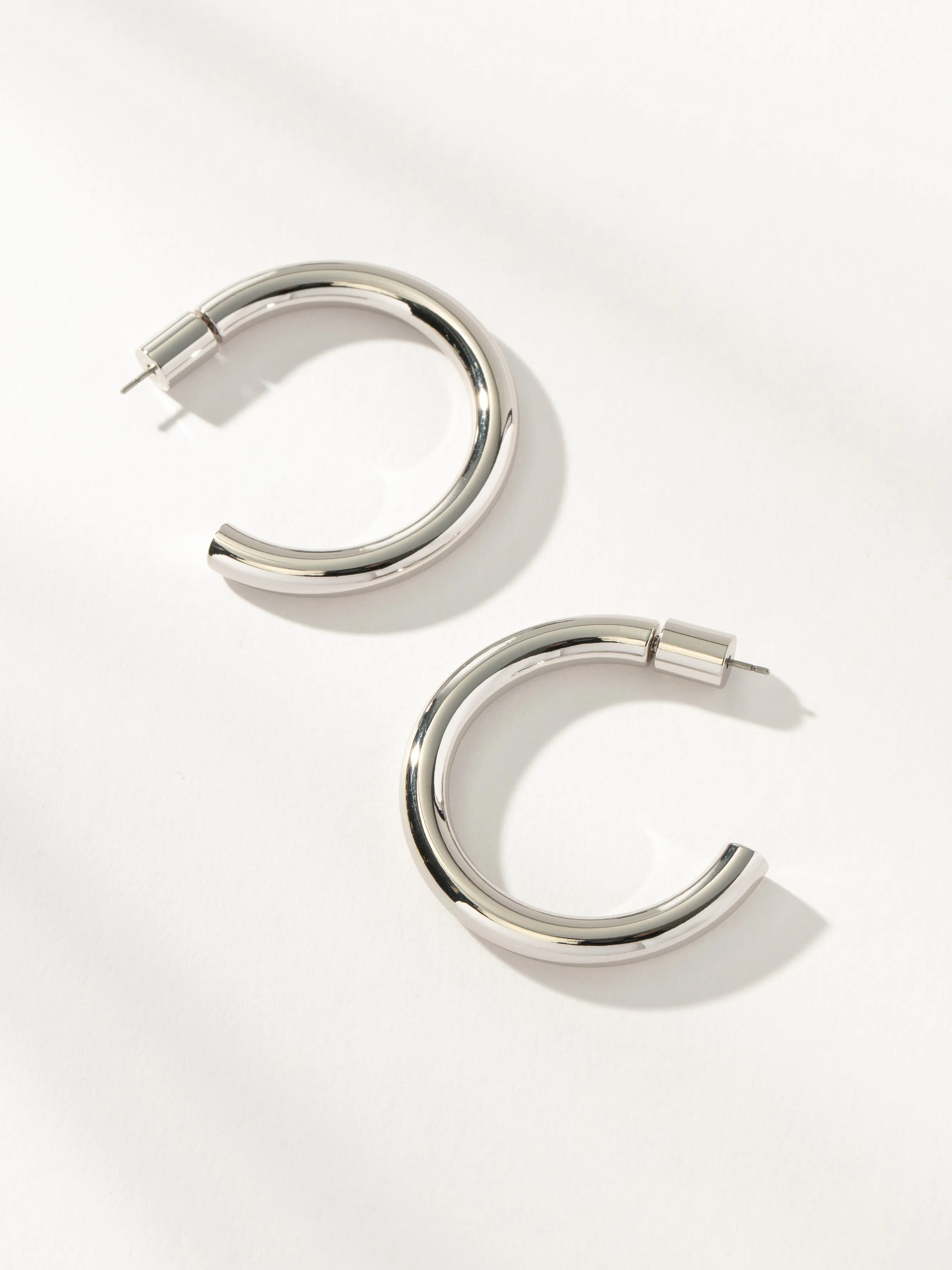 Effortless Tube Hoop Earrings