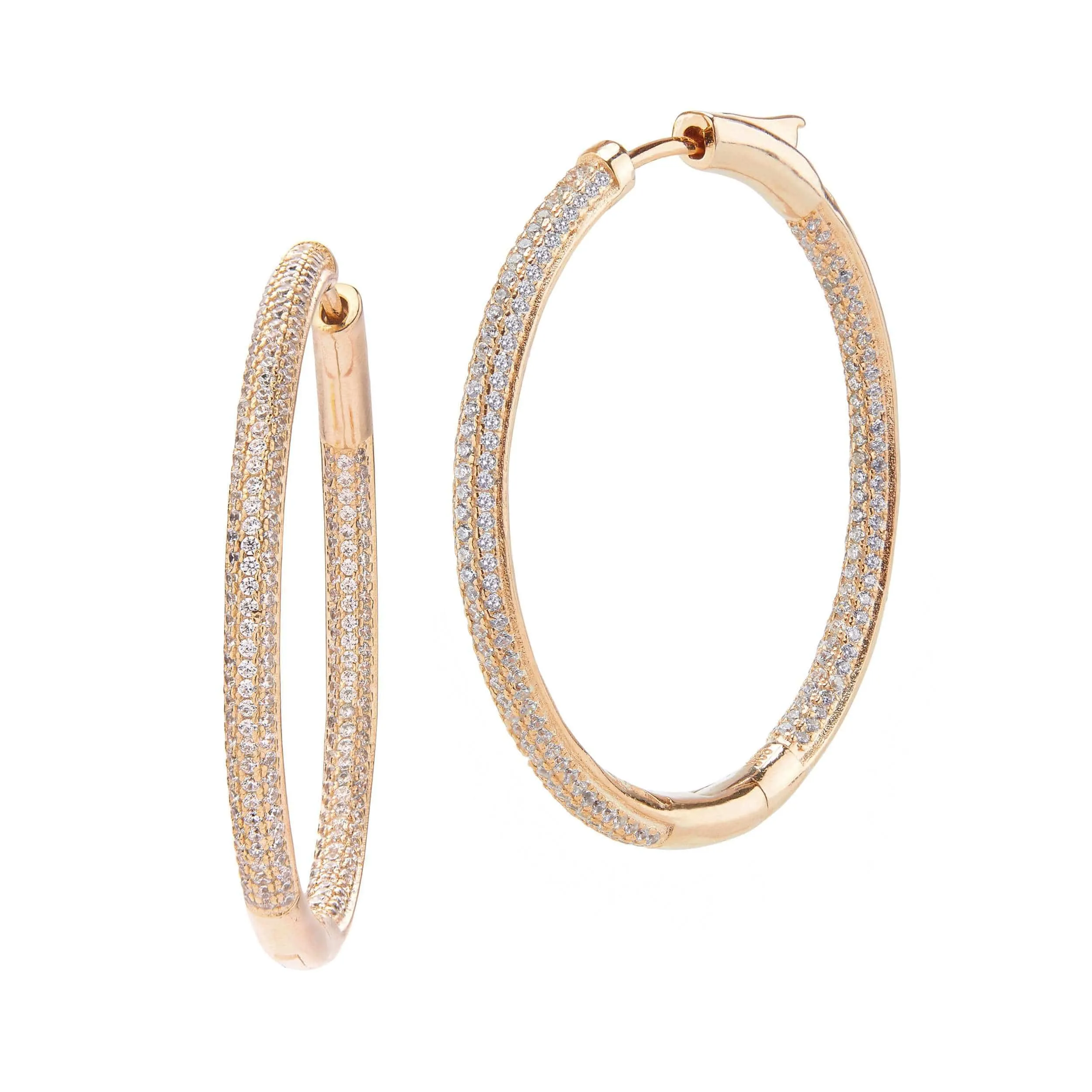 Frosted | Large Hoop Earrings
