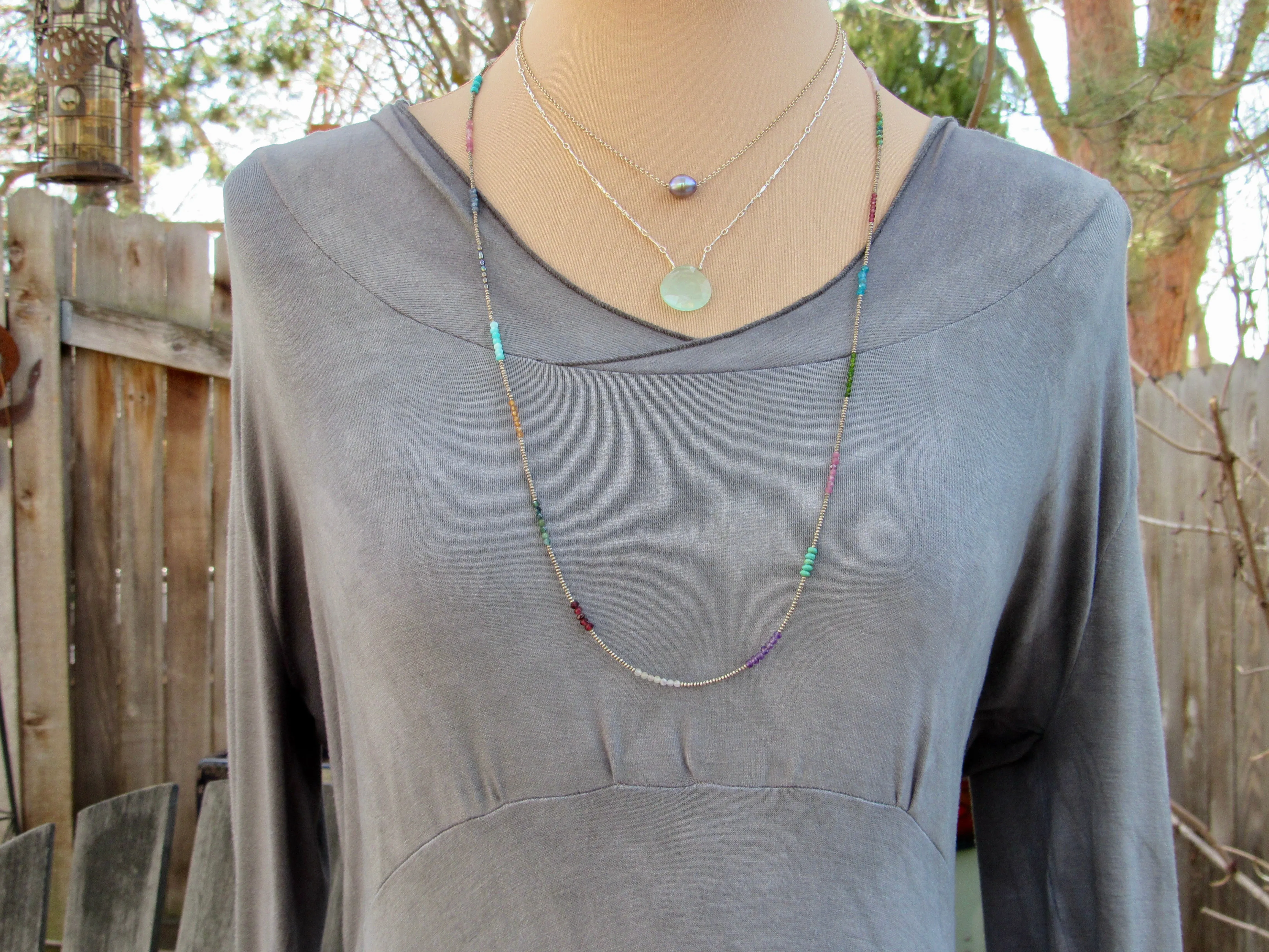 Gemstone Choker Necklace