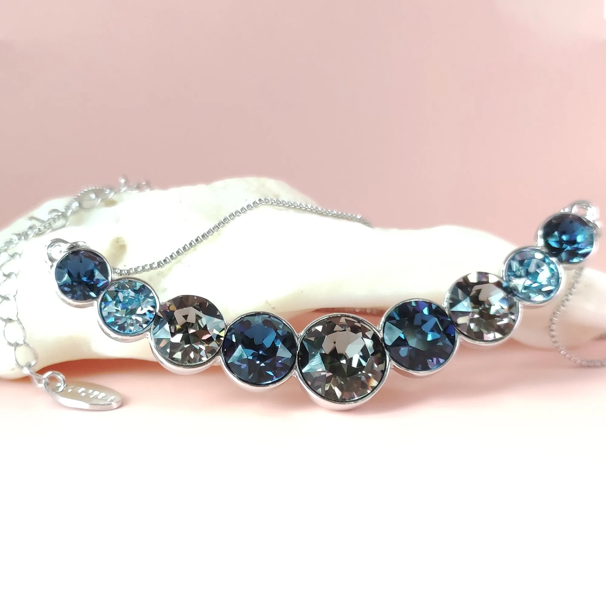 Graduated Multi Stone Necklace
