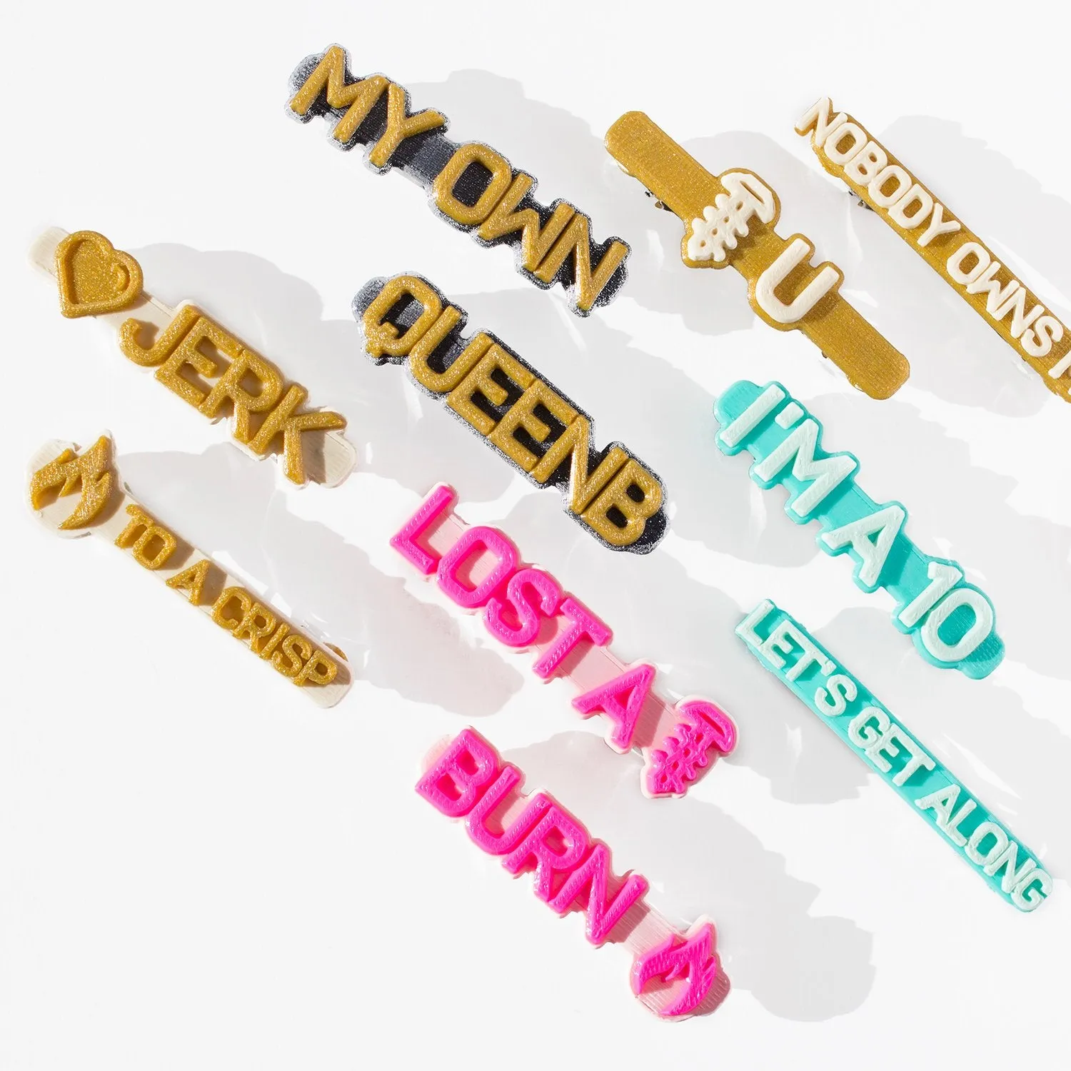 Hairpins - Uno o Dos Pasadores Multicolor Personalizados