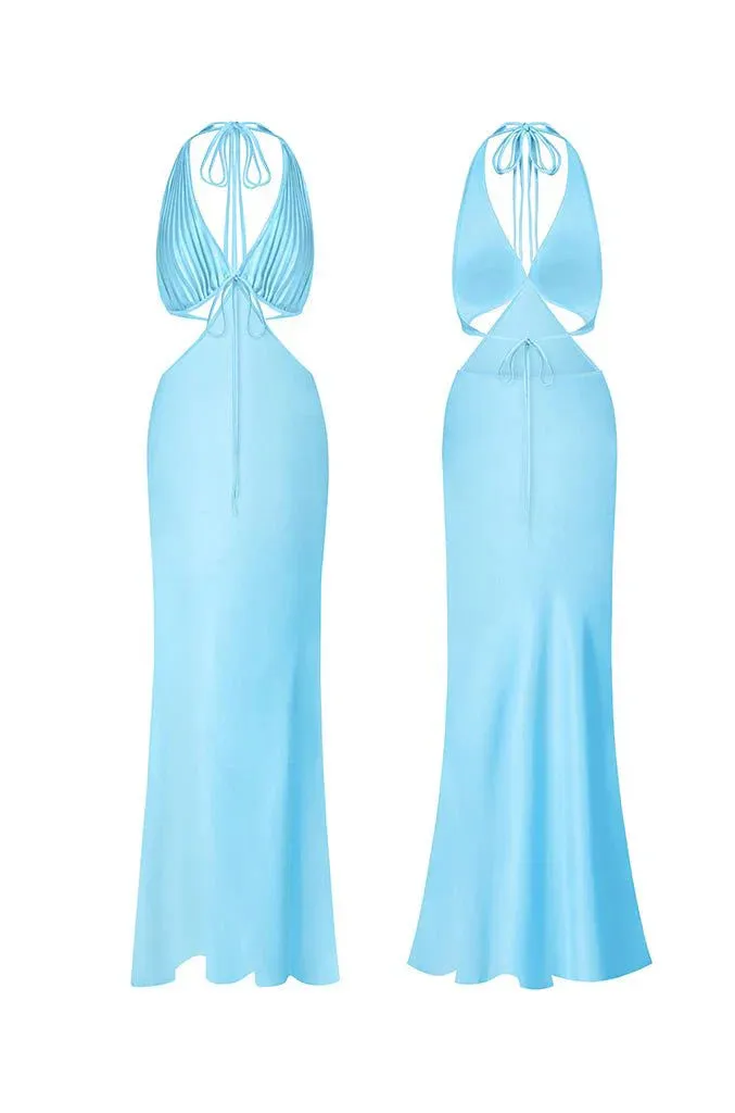 Halter Backless Wedding Guest Dress Party Dress Charming Evening Dress Wholesale