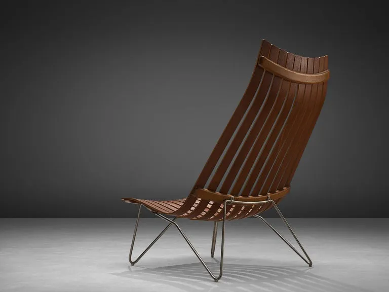 Hans Brattrud 'Scandia' Lounge Chair in Teak