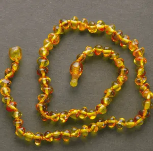 Lemon Vines Polished Honey Children's Necklace