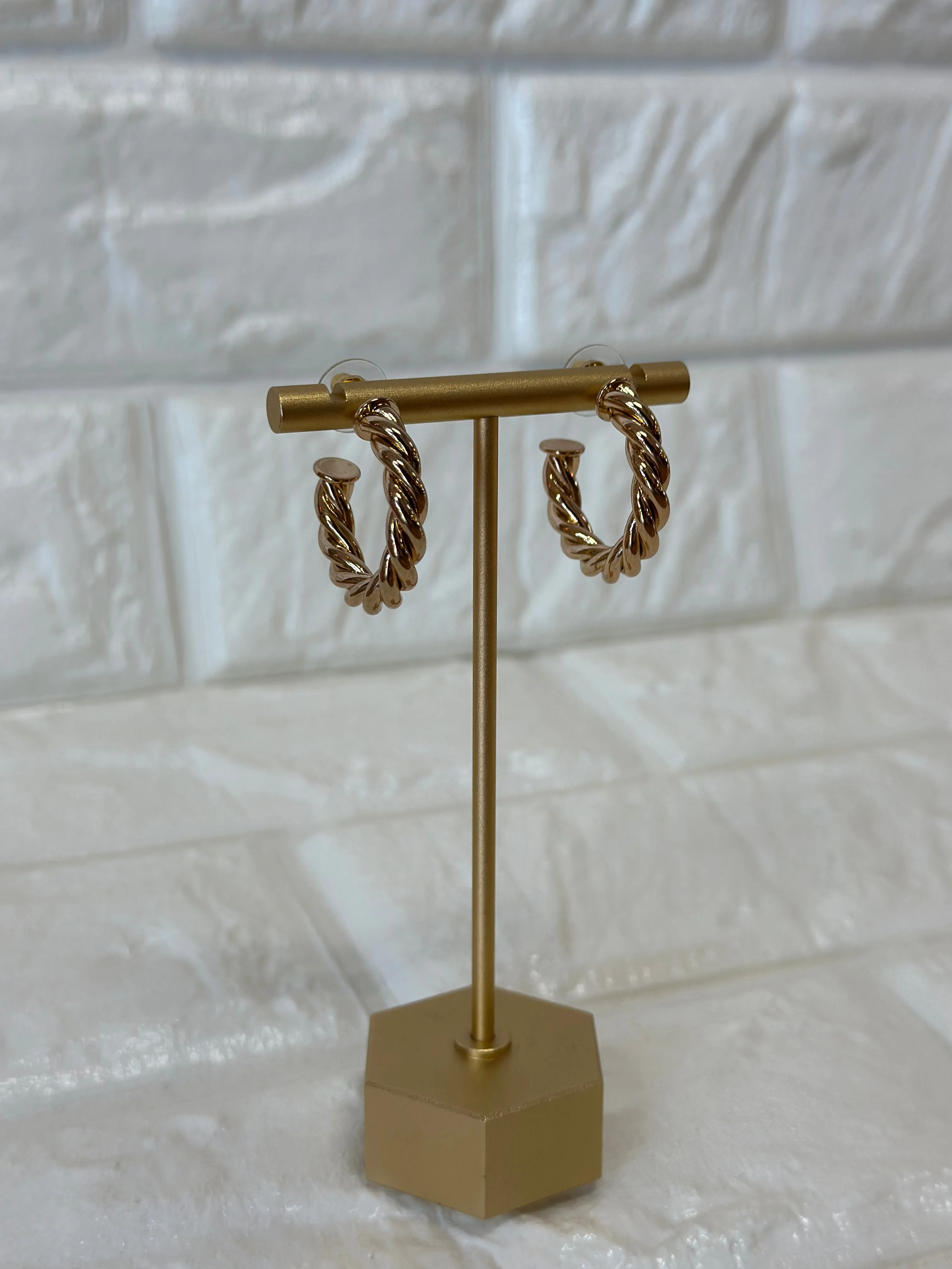 Moment In Time Hoop Earrings