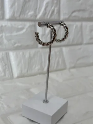 Moment In Time Hoop Earrings