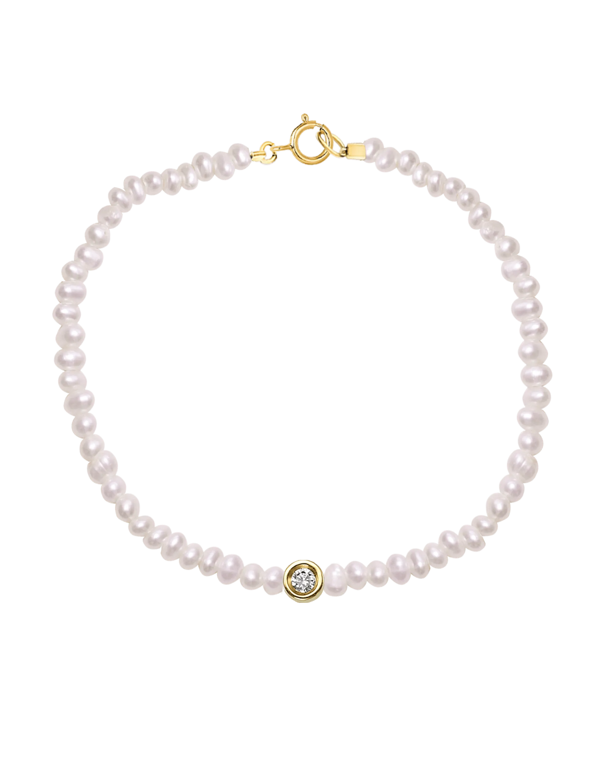 Pearl & Diamond Bracelet - 14K White Gold