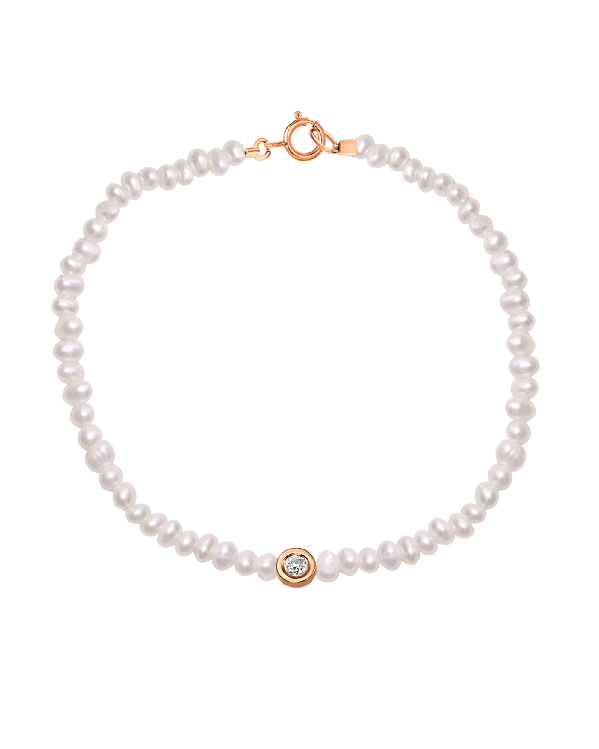 Pearl & Diamond Bracelet - 14K White Gold