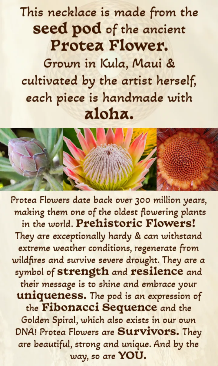 Protea Necklace-Maui
