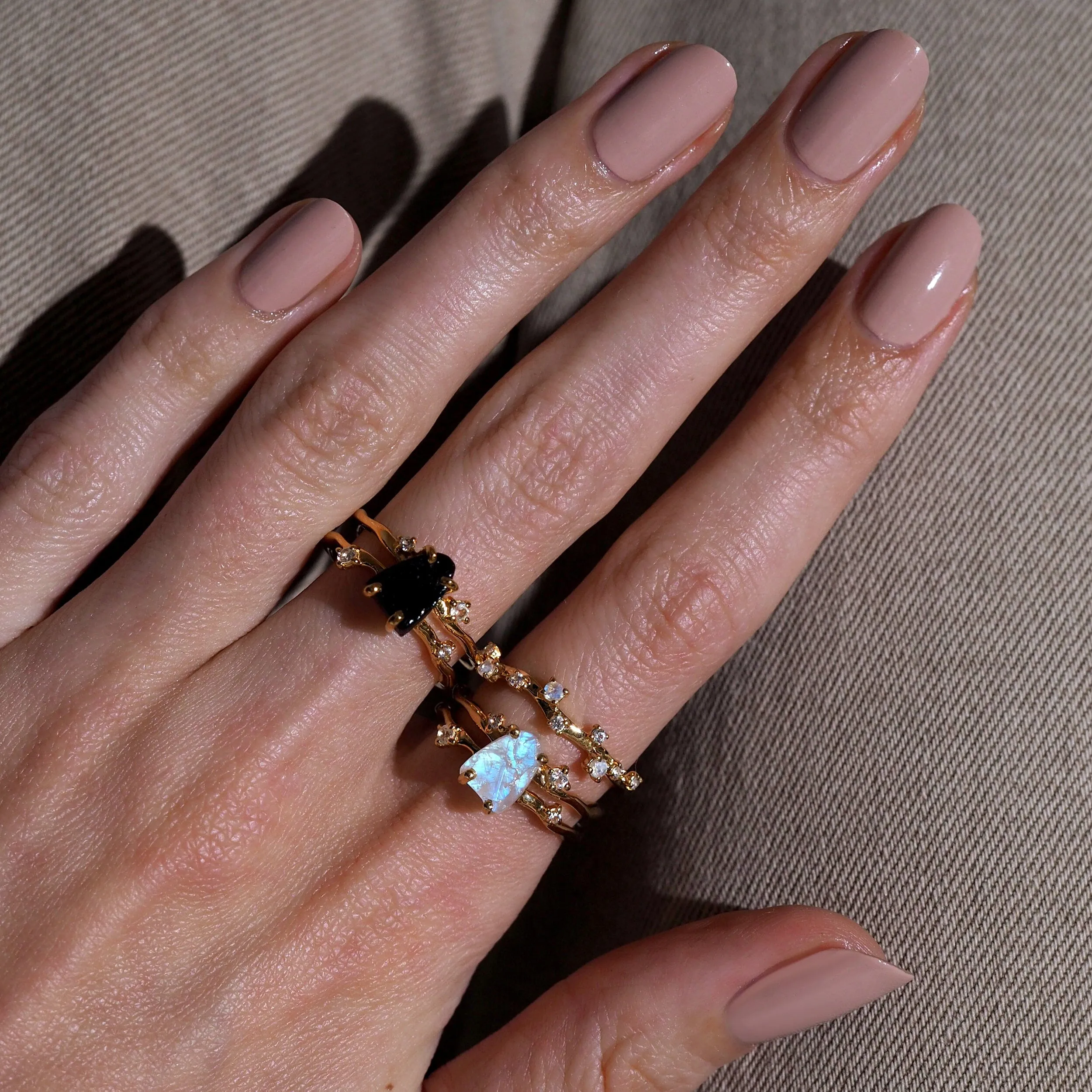 Raw Crystal Ring - Flow