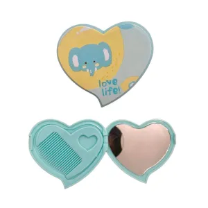 Travel Hair Comb with Mirror