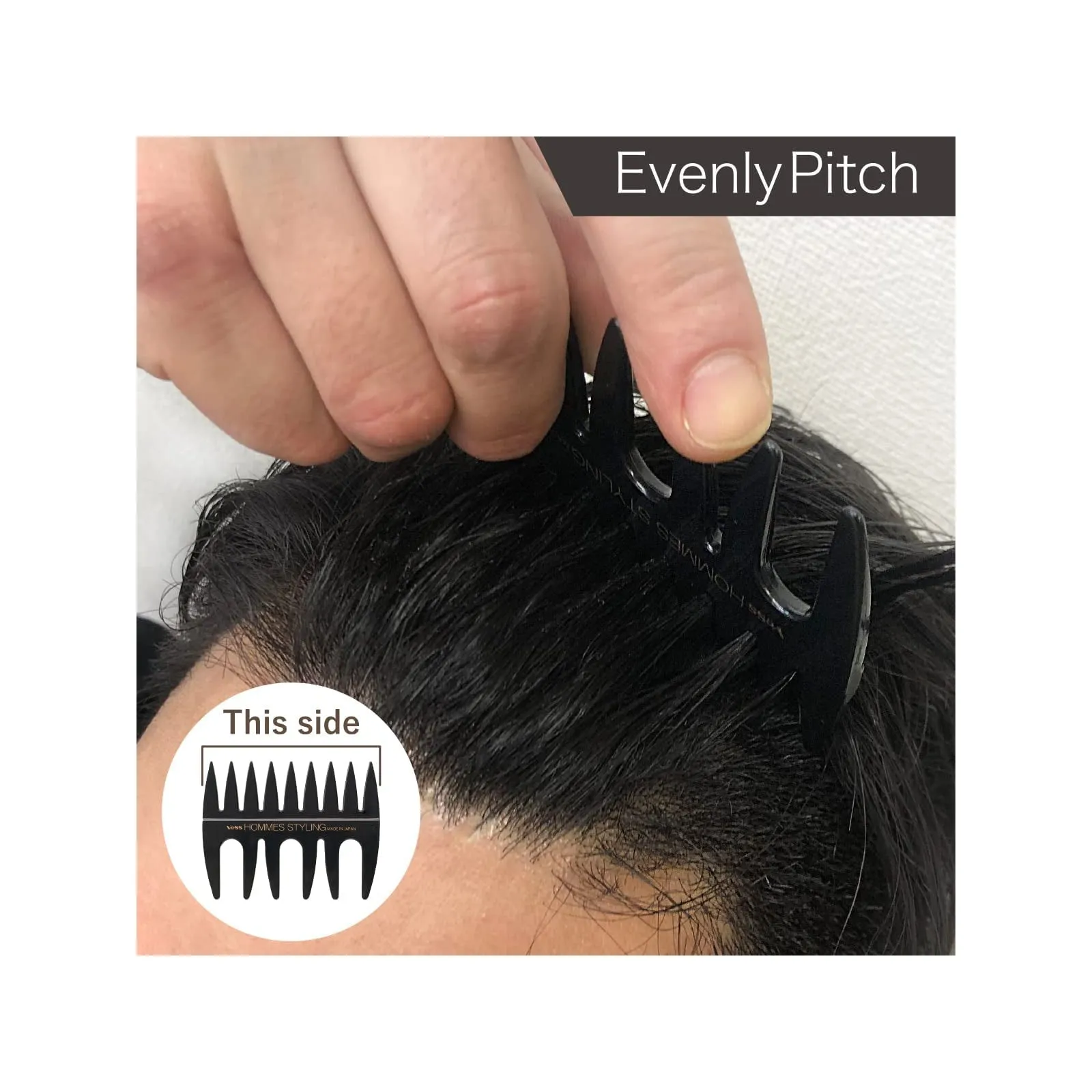 Vess Hommes Styling Mesh Comb
