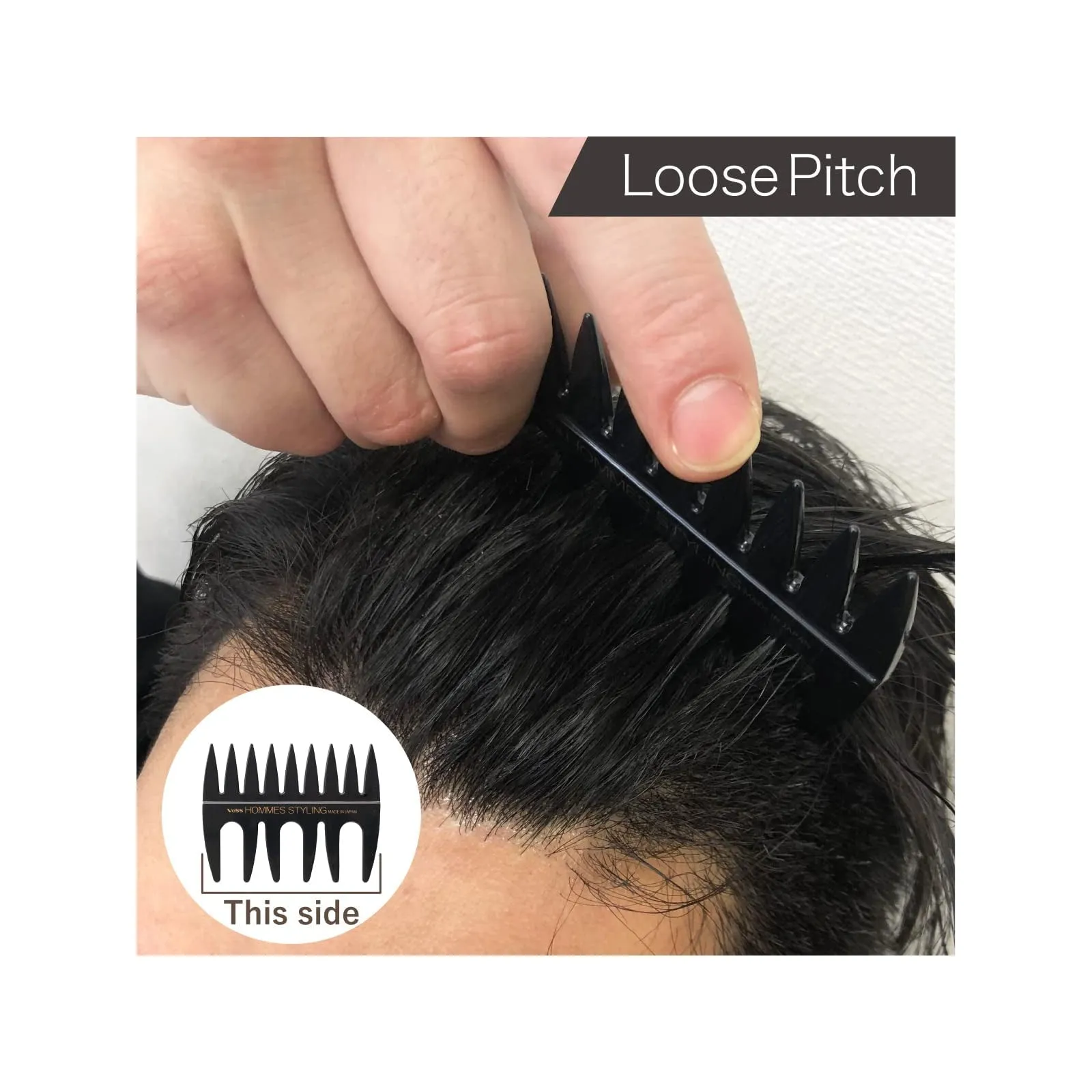 Vess Hommes Styling Mesh Comb
